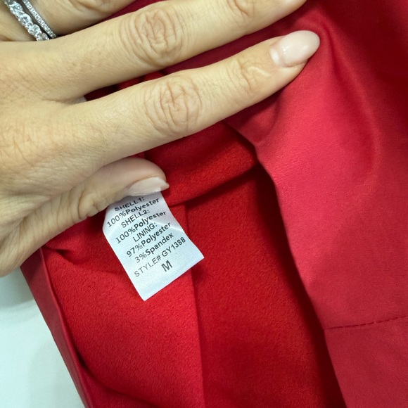 Do+Be Red Shoulder Ruffle Dress - Picture 7 of 7